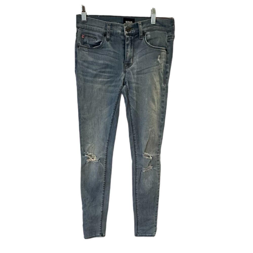 Hudson Krista Super Skinny Distressed Jeans